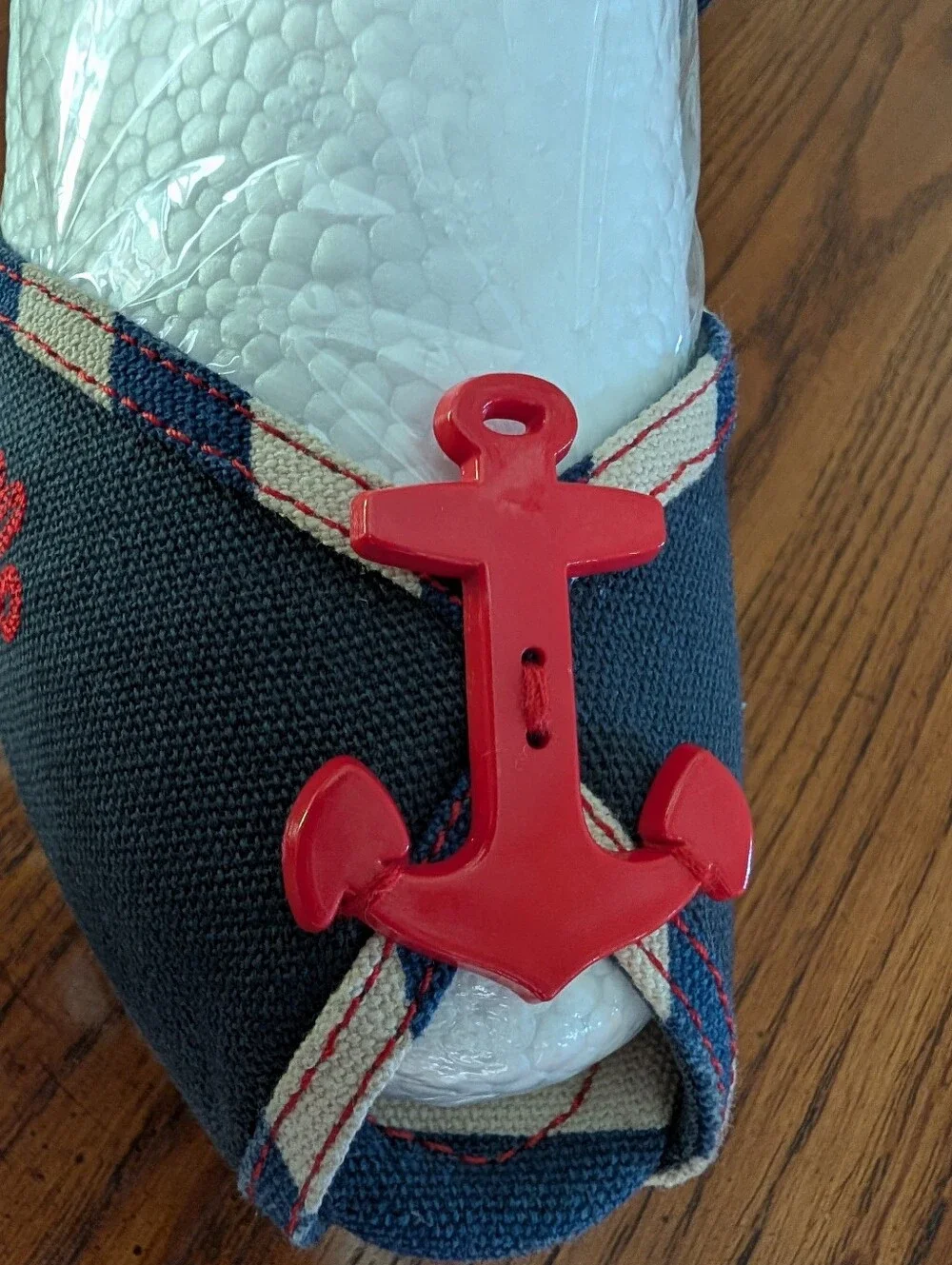 Miss L Fire Nautical Anchor Peep Toe Heels – Like New Women's 9.5